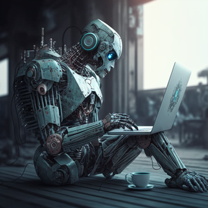 Robot using a computer